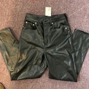 H&M leather pants
